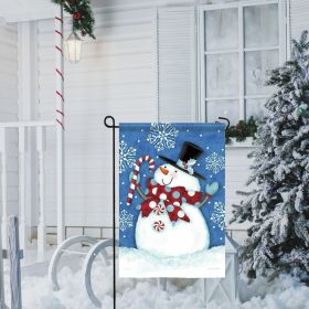 1Pc Garden Flag Stand Flagpole Weatherproof Wrought Iron Coated Yard Flag Holder For Yard Flag Party Banner Fits 11.8x17.7in Flag For Christmas H (Color: Black)