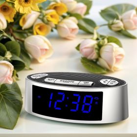 1pc White Noise Machine ,Alarm Clock With 20 Soothing Sounds, Gentle Vibration Alarm , Dimmer And Bedside , Travel Essential (Option: Model)