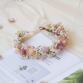 Baby Breath Crown, Dried Crown, Bride Crown, Wedding Crown, Daily Crown, Party Crown, Birthday Crown. (Option: Adult)