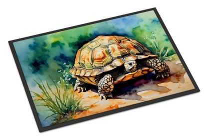 NEW Turtles Tortoises Doormat Front Door Mat Indoor Outdoor Rugs for Entryway, Non Slip Washable Low Pile, 18H X 27W (Default: Default)