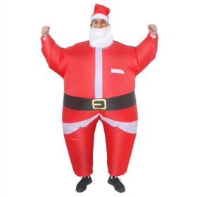 Inflatable Costume Santa Claus Fancy Dress Costume Blow Up Costume For Christmas Halloween Cosplay (Option: Santa Claus)
